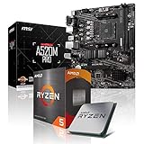 Memory PC Aufrüst-Kit Bundle AMD Ryzen 5 4500 6X 3.6 GHz, A520M-A Pro,...