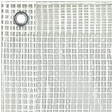 Tenax Cover All Netzplane mit Ösen 3,00x4 m transparent-weiß 150 g/m²,...