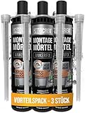 PROCREA® -NEU- 3x Injektionsmörtel 'Ankerfix' [inkl. 6x Premium-Mischern]...