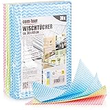 com-four® 30x Wischtuch - Wiederverwendbare Reinigungstücher für Küche,...