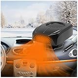 EONDEVO Schnelles Heizen Auto Heizlüfter, 3-in-1 Windschutzscheiben...