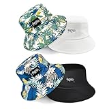 beifon 2 Stück Fischerhüte Bucket Hat Unisex, Sonnenhut Damen Fischerhut...