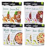 LOTAO Vegane Bowl Box: 8 BIO-Fertiggerichte ohne Zusätze und Soja |...