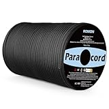Romon Paracord 4mm, 100M Paracord Schnüre Seil 9 Kern-Strängen Paracord...