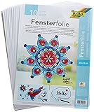 folia 450230 - Fensterfolie farblos, selbsthaftend, ca. 23 x 33 cm, 10...