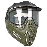 EMPIRE Erwachsene Helix Thermo-Bildschirmmaske Oliv Paintball-Maske, grün,...