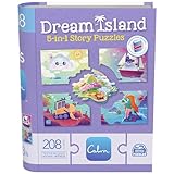 Spin Master Games Calm App, Dream Island 5-in-1 Story Puzzles 209 Teile...