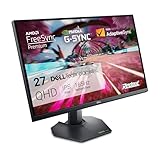 Dell G2724D 27 Zoll QHD (2560x1440) Gaming Monitor, 165Hz, Fast IPS, 1ms,...