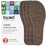 biped minimal sole Zubiri - 2 Paar Einlegesohlen für Barfußschuhe -...