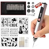 51PCS Elektrischer Gravierstift, USB Wiederaufladierbar Gravur Werkzeug...