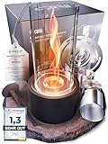 Firell Feuerschale Fire Pit - Tischfeuer Outdoor & Indoor aus massivem...