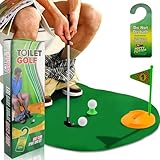 FAELNK Toilettengolf Geschenk Set Toiletten Spiel 7-teiliges Mini Golf...