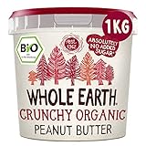 Whole Earth Bio Erdnussbutter | Peanut Butter | Crunchy | 1kg | Vegan |...