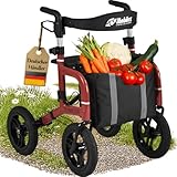 FabaCare Outdoor-Rollator mit Vollausstattung Feststellbremse,...