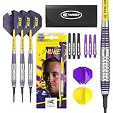 Target Darts Luke Littler Brass Soft Tip Darts Set – 19G Soft Tip Dart,...