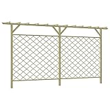 vidaXL Kiefer Imprägniert Blumengitter Pergola Rankgitter Rankhilfe...