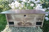 Igelfutterhaus 80cm x 40cm x 32cm Igelhotel 18mm Vollholz...