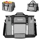 INSMEER Große Kühltasche 50 l, weiche Kühltasche mit Isolierung für 80...