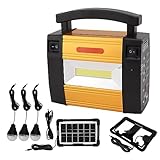 Solargenerator, tragbare Kraftwerk LED -Leuchten 5000 -mAh -Batterie mit...