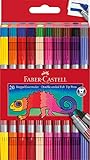 Faber-Castell 151119 - Filzstifte Set 20-teilig, Doppelfasermaler für...