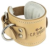 C.P. Sports Fußschlaufe Leder für Kabelzug gepolstert Natur, Braun,...