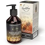 DaniChou Massageöl Honig 250ml - Naturreiner Honigextrakt - Pflegendes...
