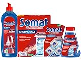 Somat Spülmaschinen-SET, Klarspüler 750 ml + Maschinenreiniger Tabs 3...