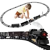 TOYANDONA Spielzeugeisenbahn-Set für Jungen Mädchen 4-7 Weihnachtszug...