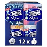 Tempo Original Taschentücher Würfelbox - Megapack - 12 Boxen, 60 Tücher...