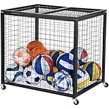 VEVOR Ballwagen Rollwagen 850 x 675 x 825 mm Sportbällen, Abschließbarer...