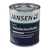 Jansen ISO-HDF Holzdeckenfarbe weiß 750ml seidenglänzend Grund und...