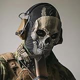 Yearsahrk Ghost Maske Call of Duty Totenkopf Maske Sturmmaske Sturmhaube...