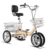 Comfort, Dreirad für Erwachsene, 30,5 cm (12/14 Zoll), Rahmen aus Stahl...