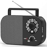 Tragbares Radio AM,FM,SW,UKW Kofferradio Netz und Batteriebetrieb, mit...