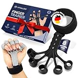 VITALLEO Handtrainer Set - Steigerung der Griffkraft - 8 Widerstandsstufen,...