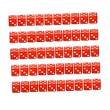 ibasenice 50stücke Mini Würfel Aus Solidem Acryl Tragbare Würfel Für...