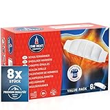 THE HEAT COMPANY Schulterwärmer - 8 Stück - Wärmepflaster Rücken -...