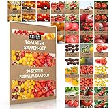 20er Tomaten Samen Set - 20 Sorten Tomatensamen für Balkon und Garten -...