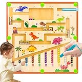 RunHero Montessori Spielzeug ab 1 Jahre Holz Magnetspiel Magnete Lernspiele...
