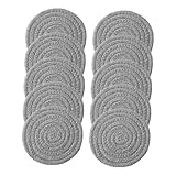 LOLIPPYY 10 Stück Teiliges Baumwoll Topfuntersetzer und Tischdecke...