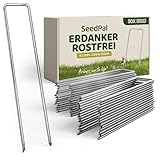 SeedPal Erdanker/Heringe Anti ROST - 50 Stück - rostfreie & verzinkte...