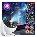 CAKLIK Sternenhimmel Projektor mit 13 Stück Filmscheiben, Geräuscharmer...