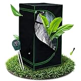Melko - Growbox 60x60x120 cm Set mit 3-in-1 Messgerät - Licht- &...