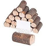 20 Stück Holz Holzsteg Tischkartenhalter Platzkartenhalter Holz...