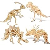 Hölzerne 3D Puzzle,3D Dinosaurier Puzzles,Dinosaurier 3D...