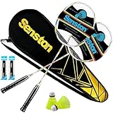 Senston Graphit Badminton Set Profi Badmintonschläger Leichtgewicht...