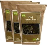 BIO Braunhirse Gemahlen | VORTEILSPACK (3 x 1.000 g) | Vom Biohof Beck |...