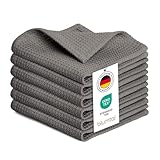 Blumtal® Geschirrtücher 30x30 cm im 6er Set - Geschirrtücher Baumwolle...