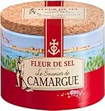 Le Saunier de Camargue Fleur De-Sel in 125 g Dose, Premium Meersalz aus...