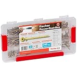 fischer PowerFast Sortimentsbox, vorsortierte Box mit 245 gelbverzinkten...